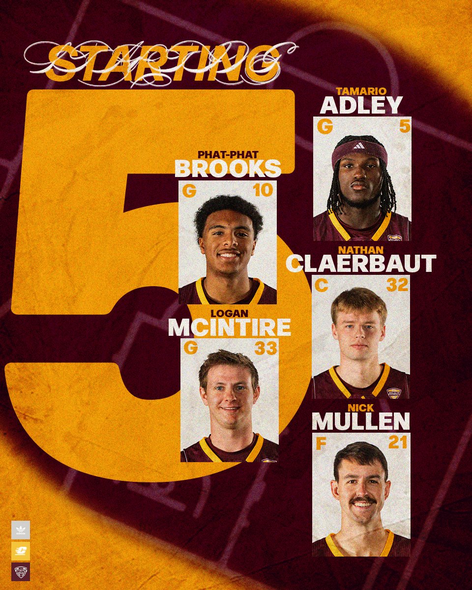 Tonight's starting ✋

Tip-off just around the corner in Mt. P!