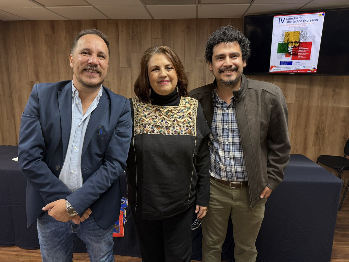 Conferencia de prensa para anunciar la #CátedradeLibertaddeExpresión el 1 de diciembre en el Hotel Barceló a las 12 horas. Entrada Libre. <a href="/hdemauleon/">Héctor de Mauleón</a> #MarcelaNochebuena <a href="/PoloMaldonadoG/">Polo Maldonado</a> #rogeliocampos <a href="/julio_rios/">𝗝𝘂𝗹𝗶𝗼 𝗥𝗶𝗼𝘀</a> #SaraMendiola <a href="/PropuestaCivica/">Propuesta Cívica AC</a>