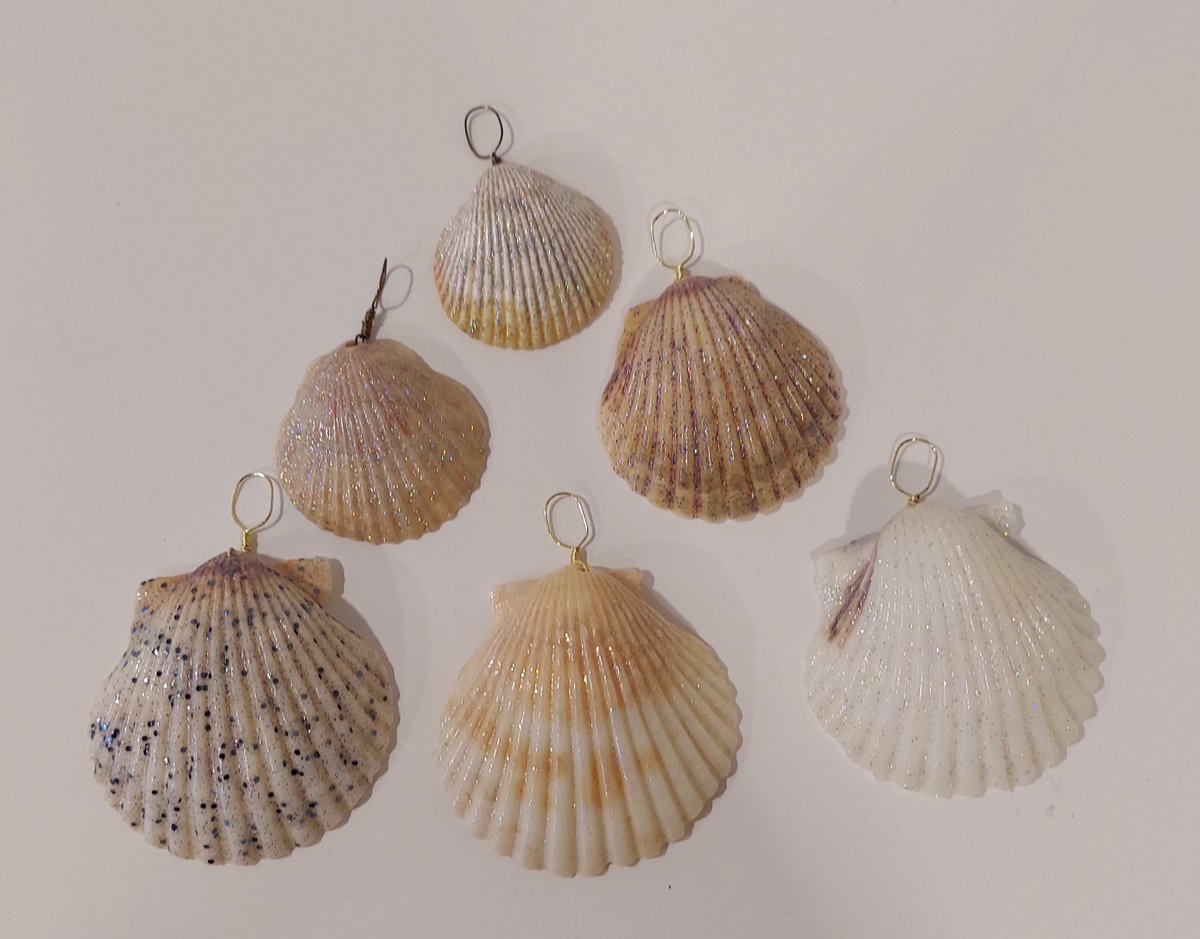 AngelaRienerth's tweet image. !!!30% off!!! Painted Shell Ornaments, Vendor #629, available at Blue Crow Antique Mall, Painter, Va. @bluecrowantiques #shells #ornament #marine #ocean #beach #painted #vintage #collectible #collector #collection #collectorsarewatching