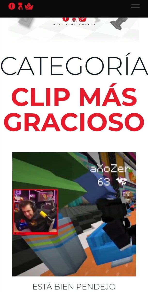 Voten por auron en SCG4 Awards en las categorías que lo han nominado! 🦑

👇👇👇👇👇👇👇👇👇👇👇👇
scg-awards.eufonia.club