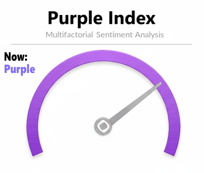 mikeinweb's tweet image. did the math, the sentiment is purple

gmonad