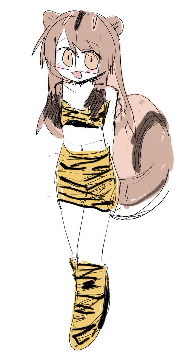 secondchuko's tweet image. 다람쥐 호피무늬 rkgk