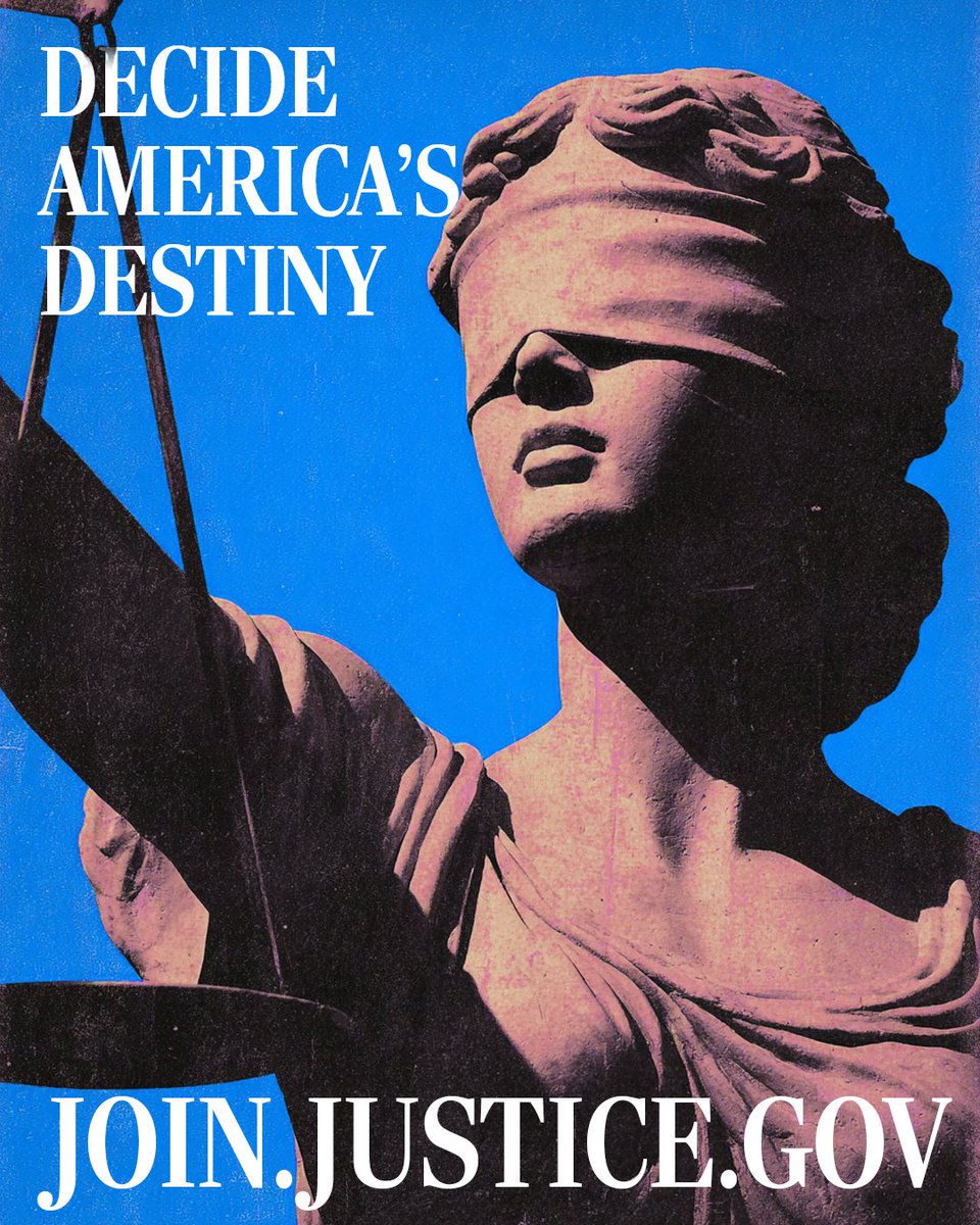NOW HIRING DEPORTATION JUDGES  <a href="/TheJusticeDept/">U.S. Department of Justice</a> Make decisions with generational consequences 

-Potential full-time remote work
-Salary: $159,951 - $207,500 
-70 Nationwide locations

JOIN.JUSTICE.GOV 🇺🇸