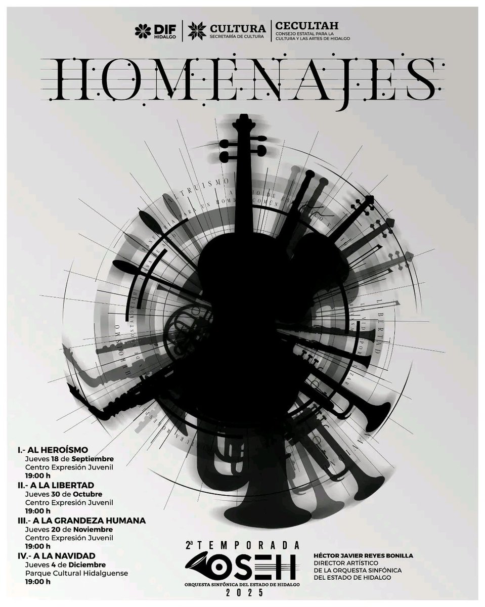 editorlunanegra's tweet photo. Hoy continúa la Orquesta Sinfónica del Estado de Hidalgo con su temporada de conciertos en Pachuca 

III- A La Grandeza Humana
📅Jueves 20 de noviembre
📍Centro de Expresión Juvenil
🕖19:00 hrs

🎼 Temporada de la OSEH: https://t.co/00fRivMomb https://t.co/lT1Iz4Qdiw