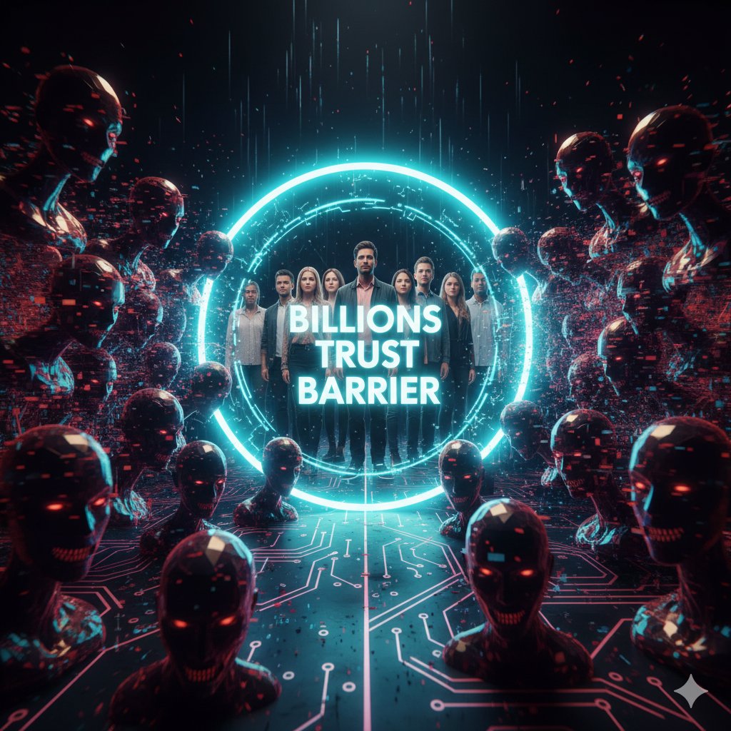 BlessingUD12's tweet image. 🔥 The internet is drowning in fake identities — but Billions is flipping the script.
Human or AI, it doesn’t matter.
If you’re real, verified, and privacy-protected, you belong here.
A safer digital world is finally within reach.
#AI #Web3Security #BillionsNetwork