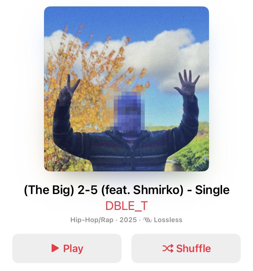 ThatDBLE_T's tweet image. I’m old

“(The Big) 2-5” featuring @beatsbyshmirko out now on all streaming services

Give it a listen