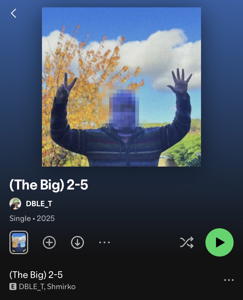 ThatDBLE_T's tweet image. I’m old

“(The Big) 2-5” featuring @beatsbyshmirko out now on all streaming services

Give it a listen