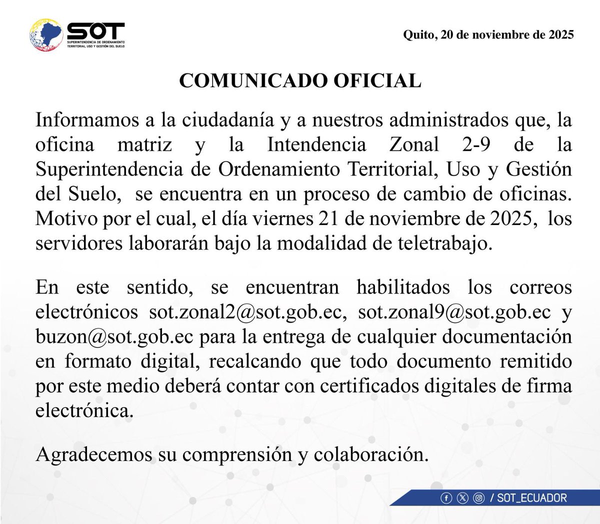 #ComunicadoOficial👇