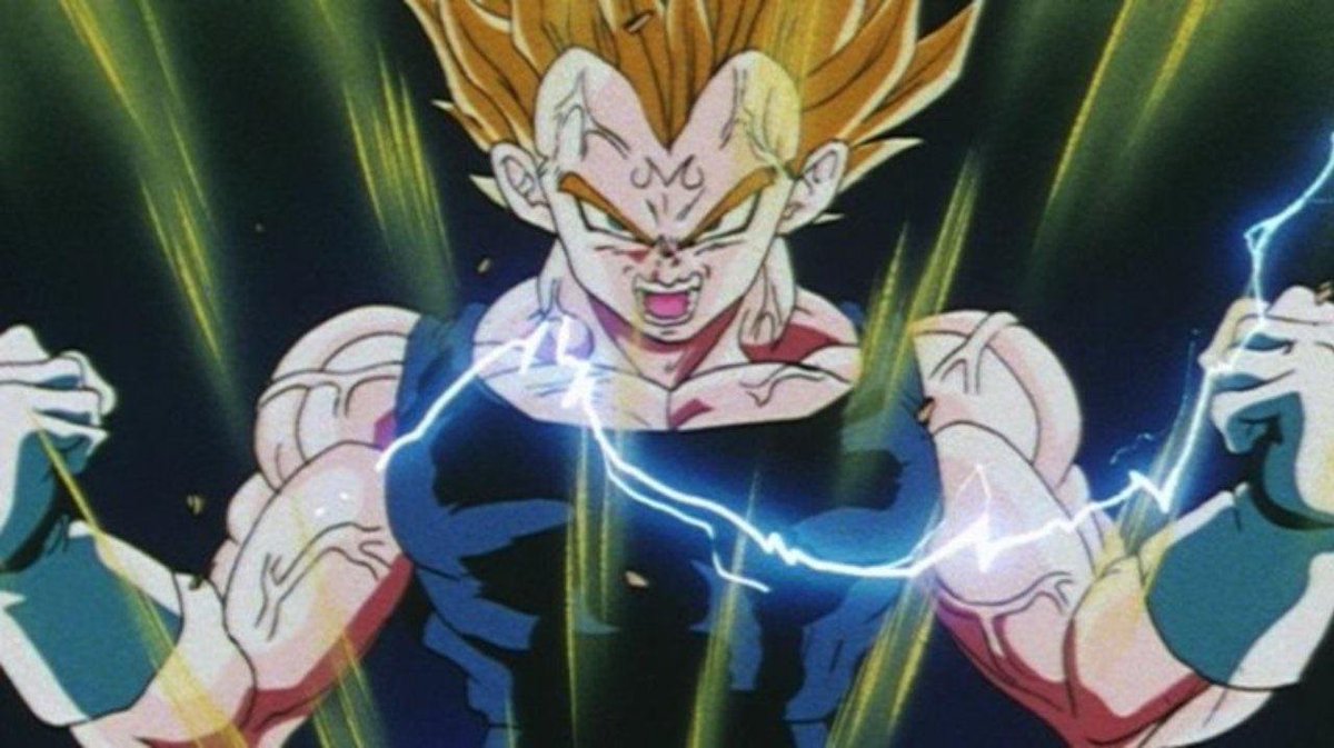 MysticalPP's tweet photo. once your hairline goes past that point of no return you gotta start stocking up on hair gel, anabolic steroids and white gloves to vegetamaxx as hard as you can https://t.co/ZP4928V13d