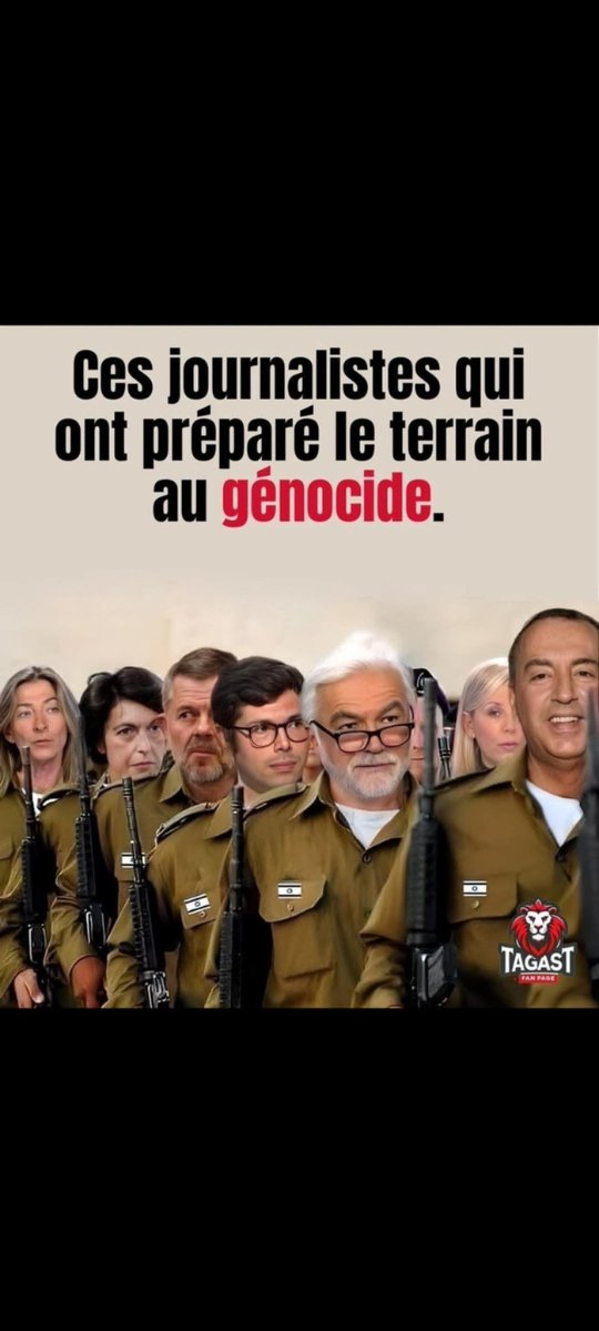 LeonDev1's tweet image. La plus grande menace pour la France ce sont les sionistes kahanistes comme toi, Netanyahu, Meyer, Zemmour, le crif, Elnet, cnews, i24 Drahi, jdd, V.A, Frontières, etc!
Vive la France libre!!!