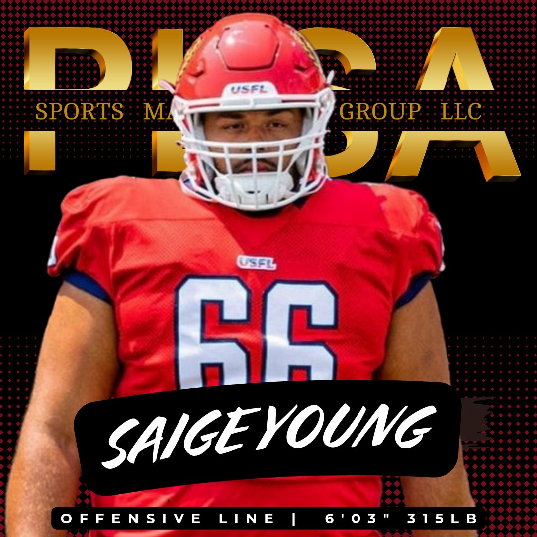 🚨 FREE AGENT 🚨

🏈 OFFENSIVE LINE 🏈

Bio &amp; Film ⬇️
prolevelagents.com/saige-young

Agent:  buddy@prolevelagents.com