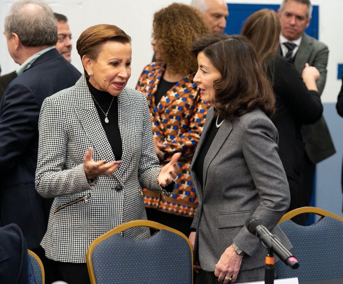 .<a href="/NydiaVelazquez/">Rep. Nydia Velazquez</a> is a trailblazer. 

As the first Puerto Rican woman elected to Congress, her leadership has opened doors for generations of New Yorkers.

We became friends when I served with her in Congress, and I’ve continued to seek her wisdom as Governor. I’m grateful for her