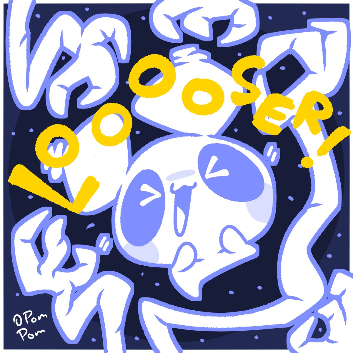 PompomNotes's tweet image. Catching Pompom level: impossible! Bwahaha 👻😝 

#originalcharacter #oc #art #digitalart #cute