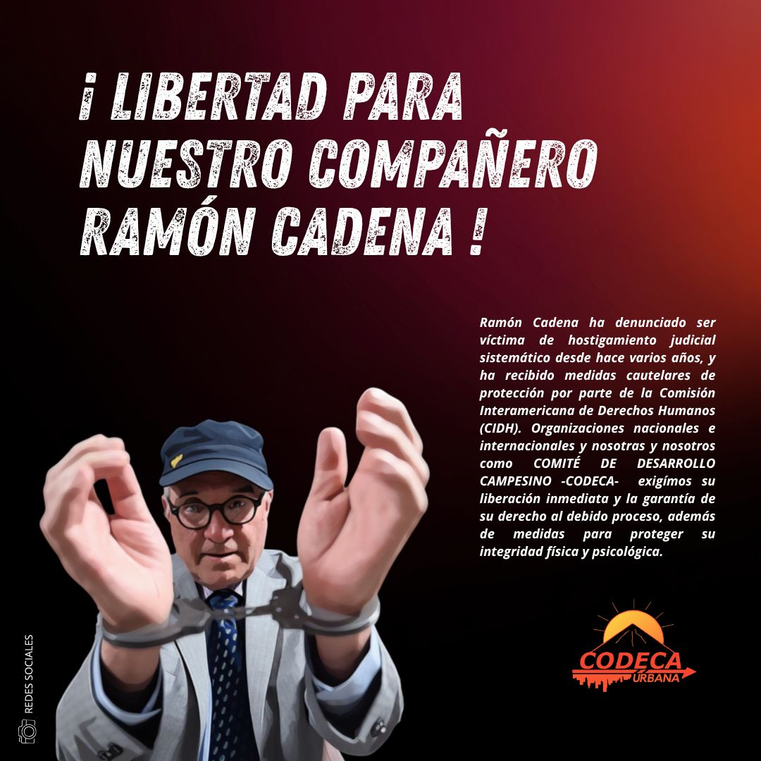 CodecaCapitalGt's tweet image. Libertad a nuestro compañero de lucha, defensor de Derechos Humanos y de la Madre Tierra, ante la persecución política del MP liderada por la Fiscal General Consuelo Porras aliada del usurpador de la USAC Walter Mazariegos.