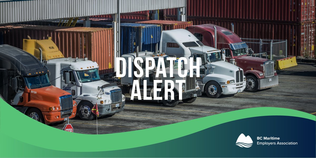 Dispatch Alert 🚨 Vancouver will be busy for tomorrows 0800 Fri, Nov 21 shift. There is heavy demand for TS, DKG &amp; WS ratings. Please declare your availability and plug in at the hall. <a href="/BC_Maritime/">BC Maritime Employers Association</a> <a href="/500Dispatch/">500 Dispatch</a>