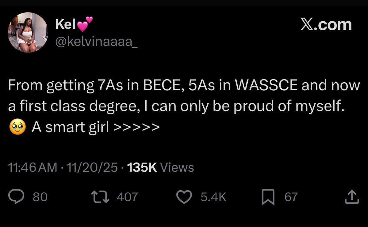 7As in BECE? 😂😂why them change the BECE grading format anaa... Nyame nkoaa