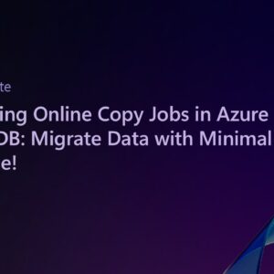 AzureCosmosDB's tweet image. Online Copy Jobs are here!
Migrate data between Cosmos DB containers with minimal downtime and zero hassle.
Details 👉
msft.it/6018tP8ik
#AzureCosmosDB #DataMigration #Cloud