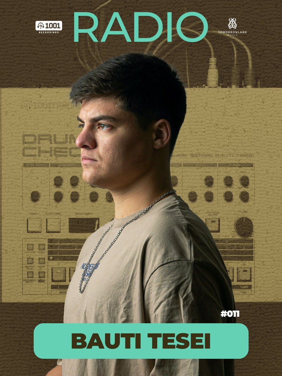 Argentinian DJ/Producer Bauti Tesei brings us 60 minutes of sizzling house music to celebrate his new release “Drum Check” 🥁🎶  1001.tl/n1tn4l