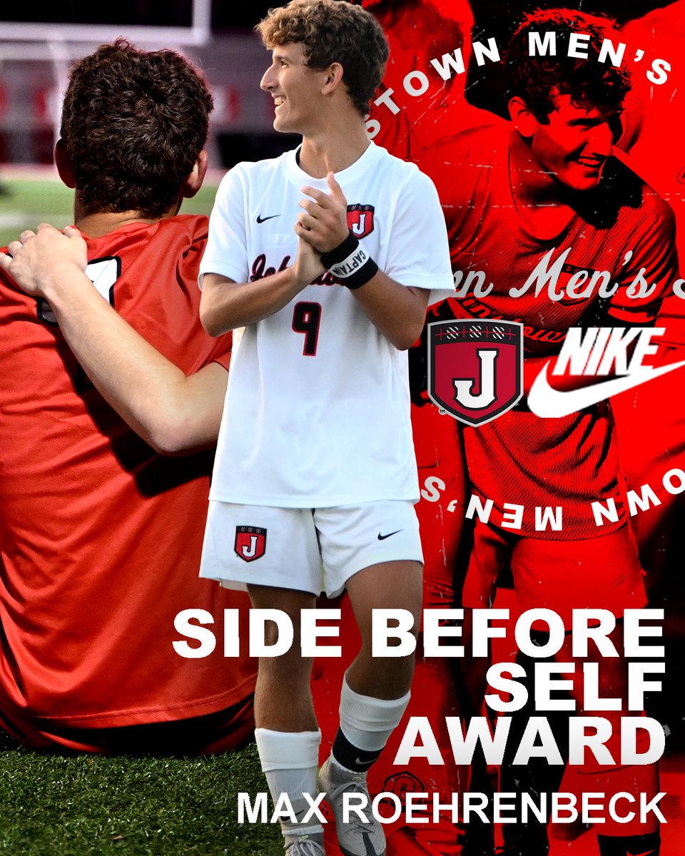 Congratulations to Max Roehrenbeck for receiving the 𝑺𝑰𝑫𝑬 𝑩𝑬𝑭𝑶𝑹𝑬 𝑺𝑬𝑳𝑭 𝑺𝑷𝑶𝑹𝑻𝑺𝑴𝑨𝑵𝑺𝑯𝑰𝑷 𝑨𝑾𝑨𝑹𝑫, as voted by his teammates!🏅

#Together | #GoJohnnies 🎩