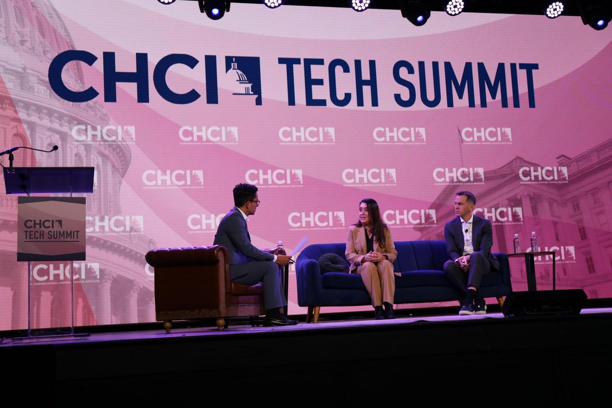 RepLuzRivas's tweet image. As AI becomes more prevalent in every aspect of daily life, it is important for all communities to learn how to become proficient in how it works.

I spoke at @CHCI’s Tech Summit to talk about AI and how my AI for ALL Act will improve AI literacy and education across the country.