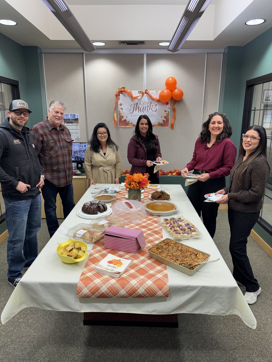 🍁This year, MVE team celebrated Thanksgiving by bringing in our favorite baked goods to share, a great way to say thanks and enjoy some sweet moments together. 🍂 #MVE #MVEinc #Thanksgiving