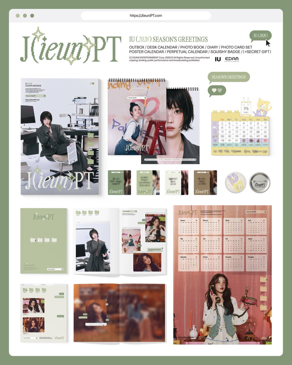 darikorea_'s tweet photo. OPEN PO IU SEASON GREETINGS 2026 

💸 850.000 all in 
Preoder until 23 nov’ 25 

Full payment only!🫶🏻 

t. jastip ina kr kor jieun pt calendar pc photobook diary wts gift secret https://t.co/YMKm6RMQTc