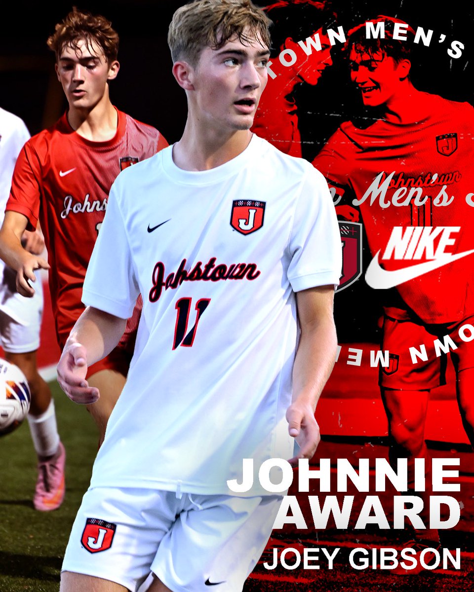 Congratulations to Joey Gibson for receiving the 𝑱𝑶𝑯𝑵𝑵𝑰𝑬 𝑨𝑾𝑨𝑹𝑫, as voted by his teammates!🏅

#Together | #GoJohnnies 🎩