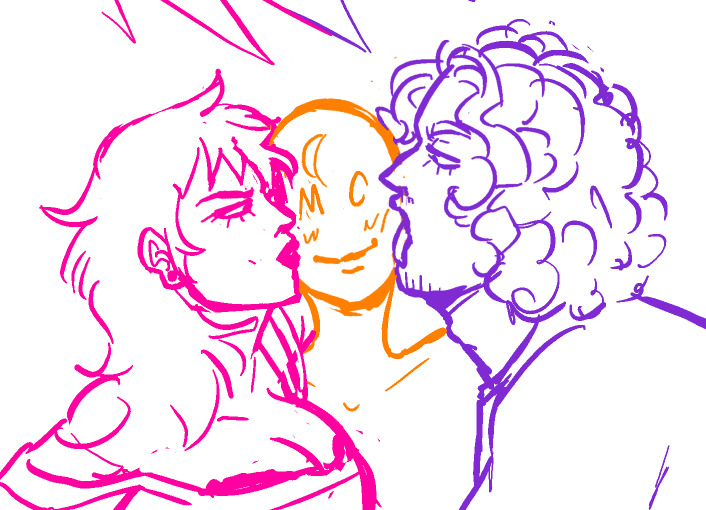 Doodles of Sam and Jak from #reapandsow