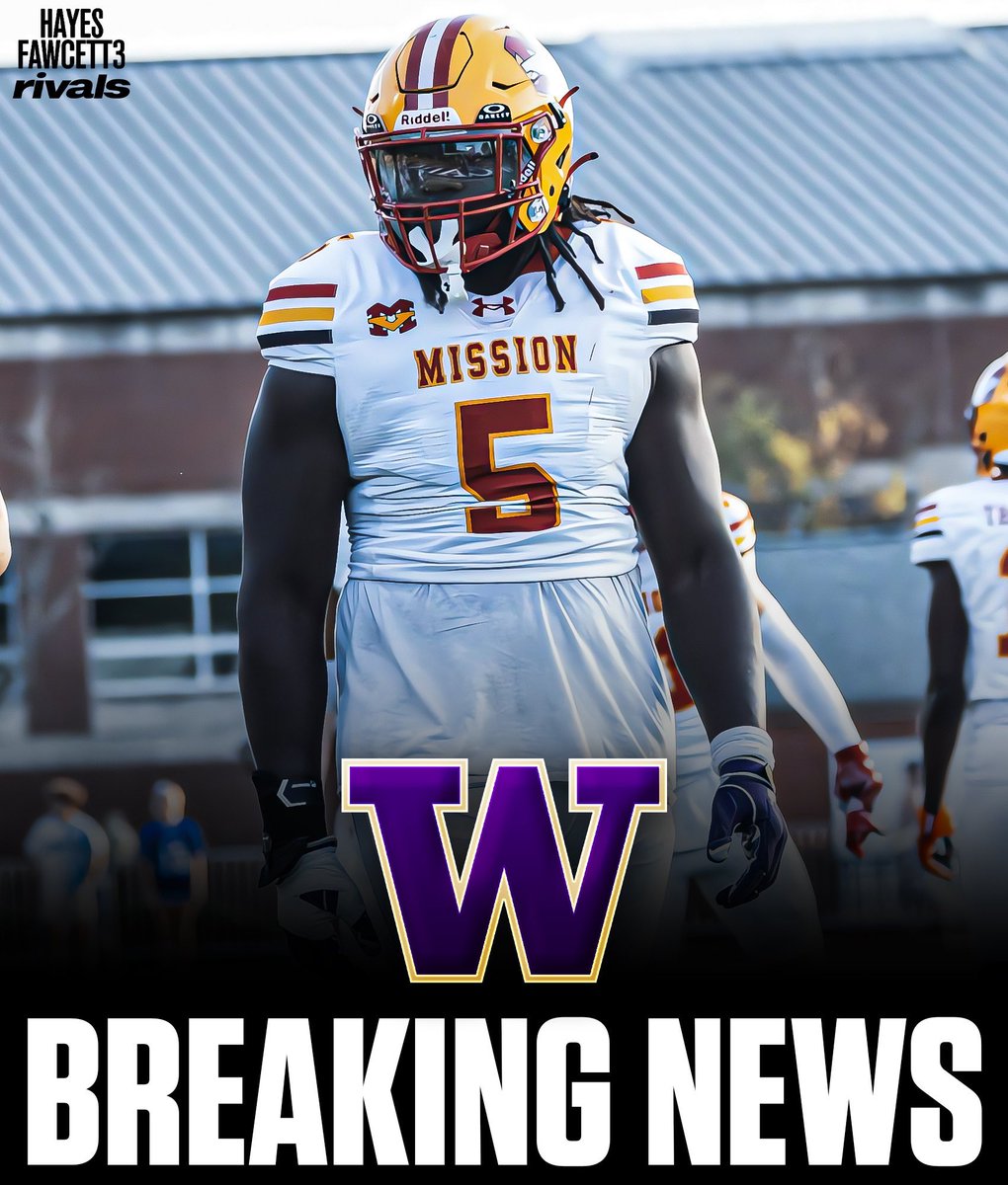 More menacing talent inbound. 
Another hard day for the haters. 
Great day for fans on Montlake!
Go Dawgs!