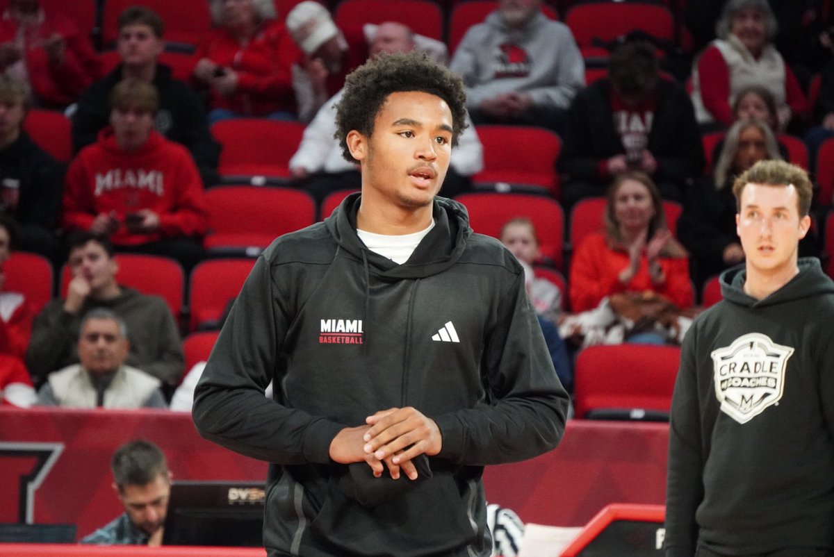 TheReportOhio's tweet photo. Miami commit @anthonyfresh08 in the building @MiamiOH_BBall @CoachSteeleMU https://t.co/5jppk3sPEL