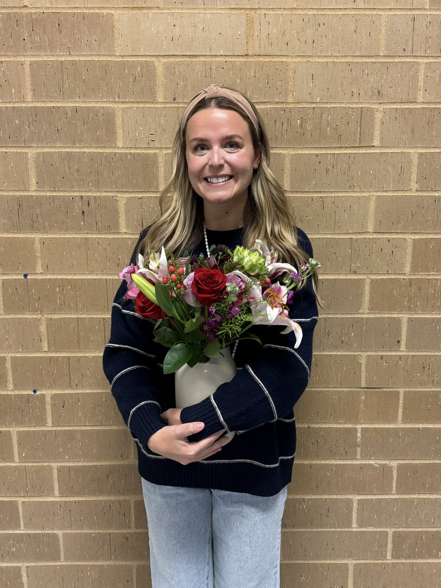 SCEAbramczykAP's tweet image. Congratulations to @SCE_MissB for being named the SCE Teacher of the Year for the 25-26 school year! We got to celebrate Miss Berkstresser today with her students and family!