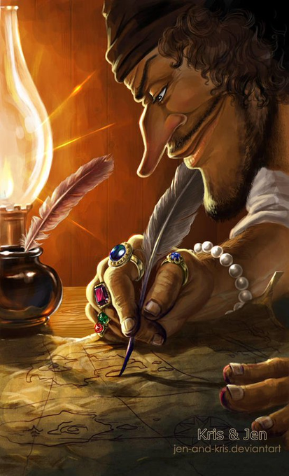 Blackbeard Writing (2012)