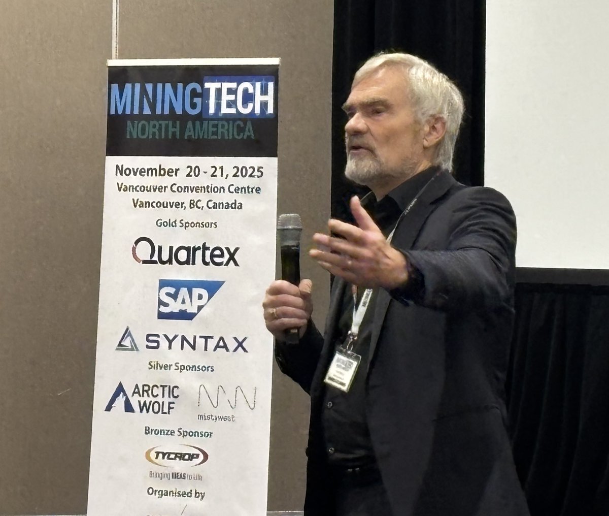 MiningTech1's tweet image. Spotlight on AI and its impact on mining with Kalev Ruberg at MiningTech North America Conference &amp;amp; Expo in Vancouver 🇨🇦