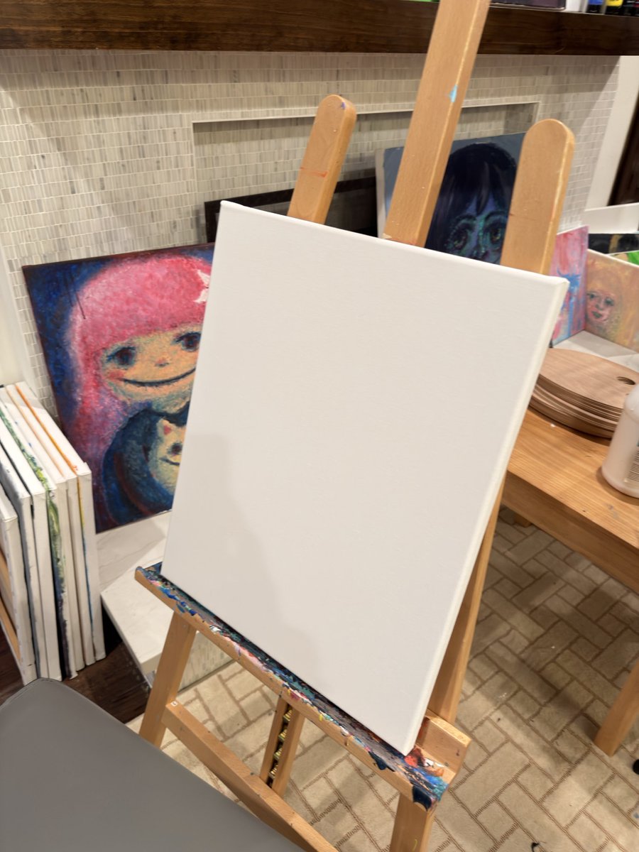 gonna do a birthday painting stream w michael, poki and aria 🖌️ WHAT SHOULD I PAINT? ?
