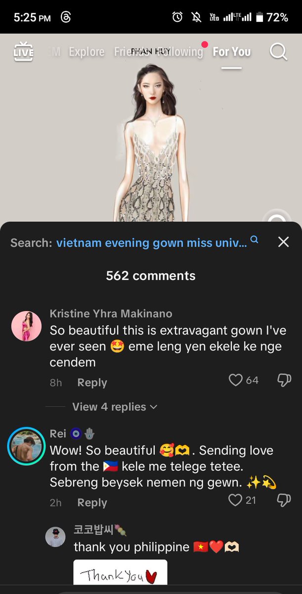 syntaxeyle's tweet photo. Kukupal talaga ng mga Pinoy HAHAHA akala ng mga viets pinupuri sila 😭😭

#MissUniverse2025
Athisa Manalo Laban https://t.co/JcRbVHuptZ