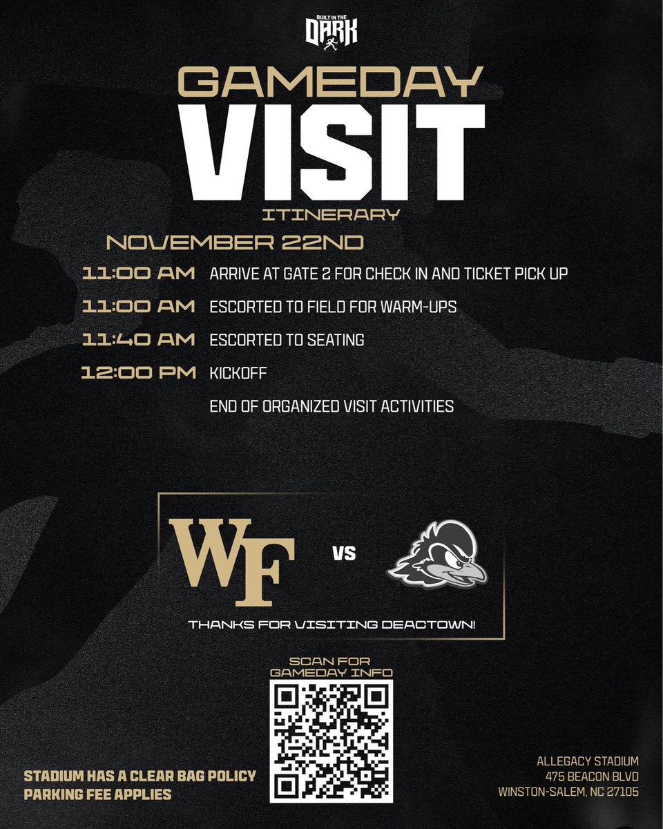 devontecam18's tweet image. Wake Forest Saturday #blessed @FBCapitolOfNC