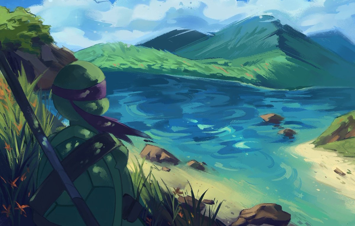 There's something special about our world. There's so much color, I love living here
 #tmnt