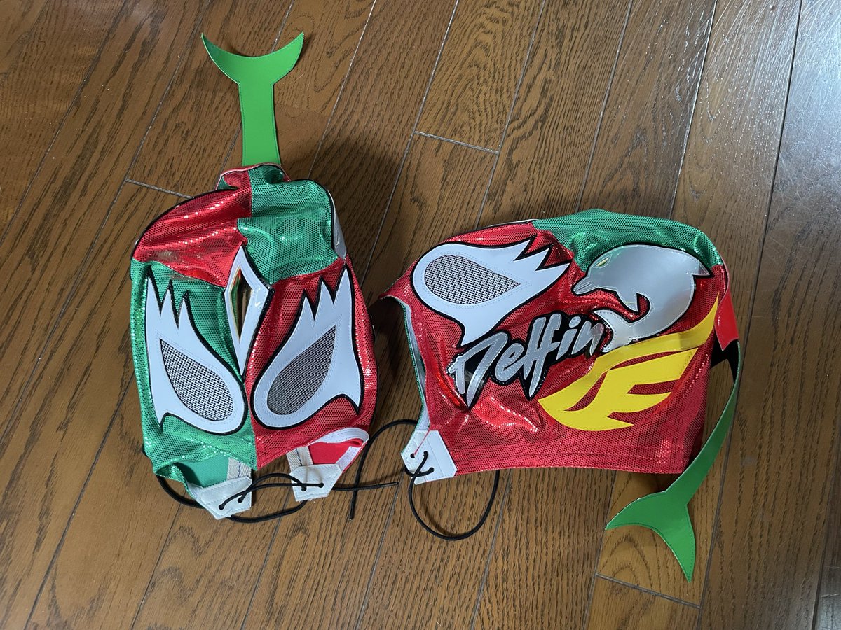 デルフィンセミマスク、マシンヘッド製を限定2枚！
安価になっております。
詳しくはインスタ海豚組で！