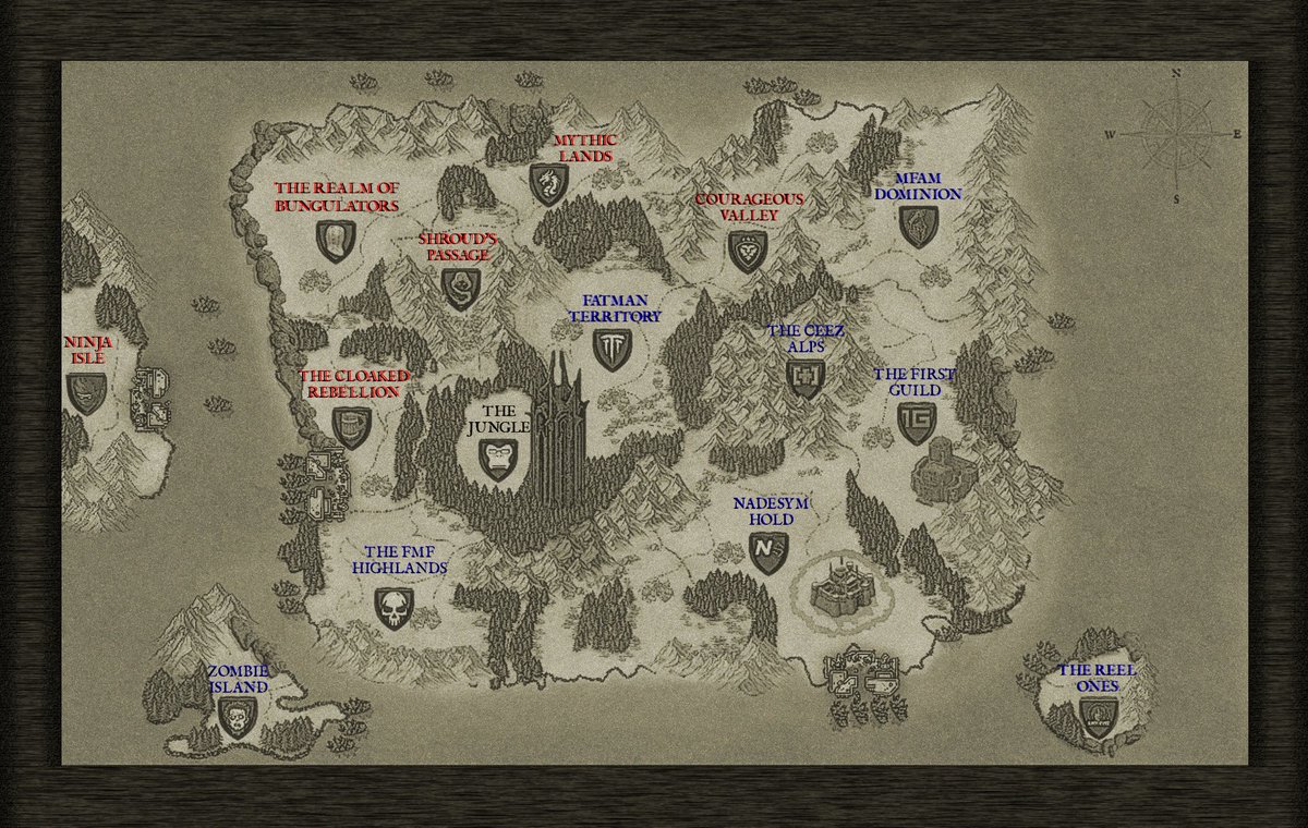 R3DL1GHT5's tweet image. Updated MAP and Team alignment from MFM Discord