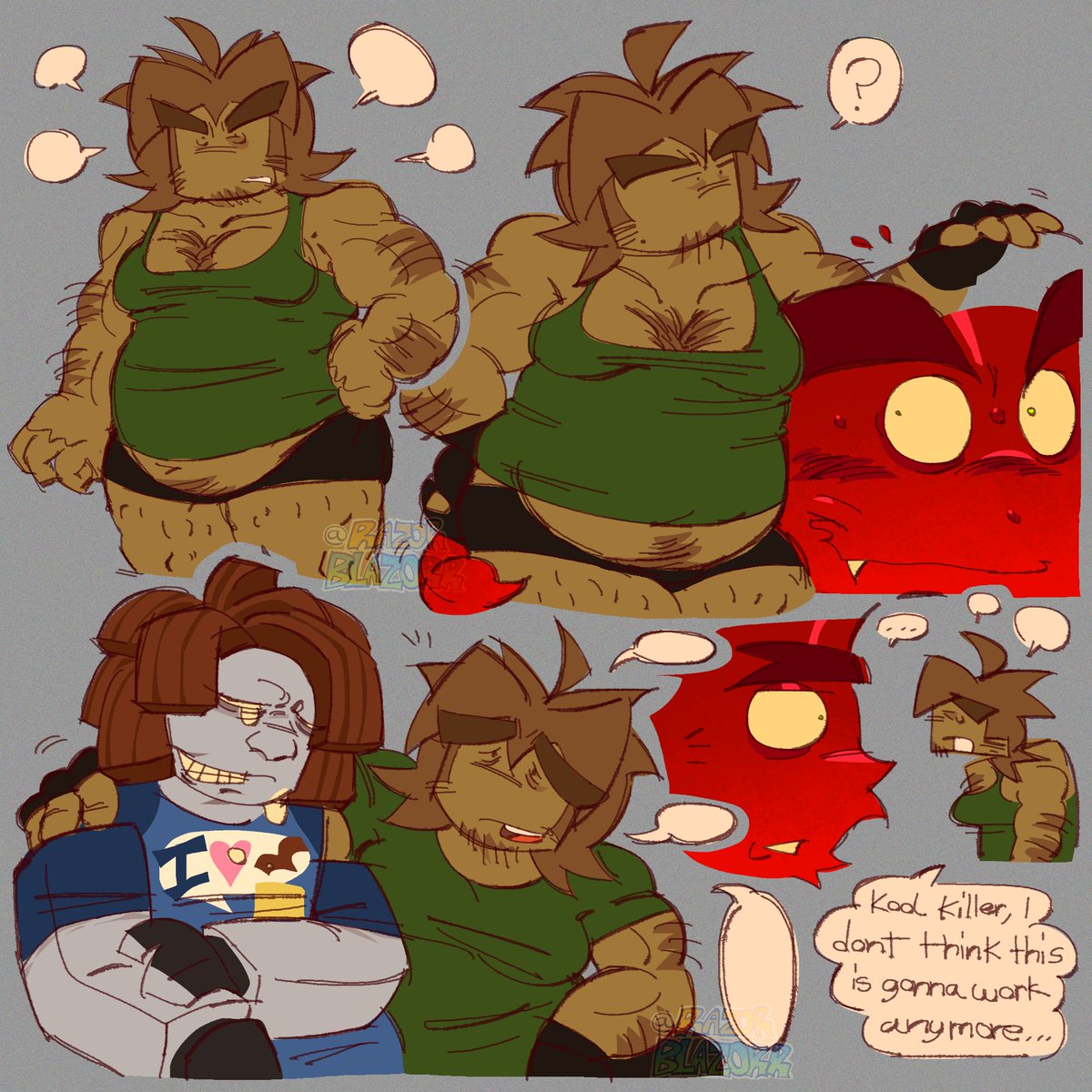 RAZORBLAZORR's tweet image. uh uh uh uh uh sorry if its 90% kool killer ocs and 10% kool killer forgive me.
#koolkiller #robloxart