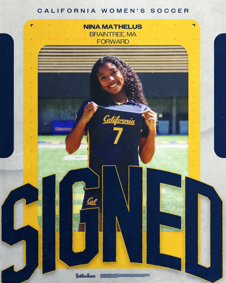 CalWSoc's tweet image. 𝑺𝒊𝒈𝒏𝒆𝒅✍️🐻

Welcome to the #CalFamily, Nina Mathelus! 💙💛

#GoBears