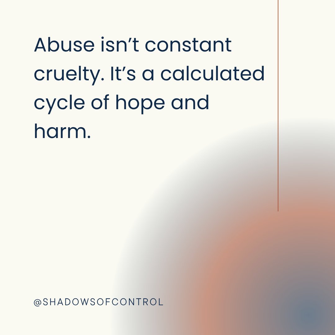 shadows_control's tweet image. The good times are not proof it wasn’t abuse. They’re part of what keeps survivors stuck.
#traumabond #coercivecontrol