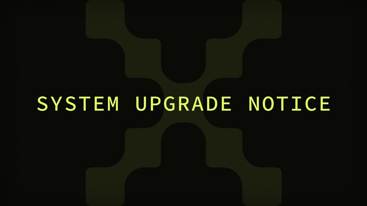 AIxVC_io's tweet image. 🚨 System Upgrade Notice 🚨

We will be upgrading the AIxVC trading service in around 6 hours at 3pm (UTC+8). 

Here’s what to expect during the upgrade:
🟢 Brief service downtime may occur during this time period.
🟢 All existing limit and stop loss orders will be removed…