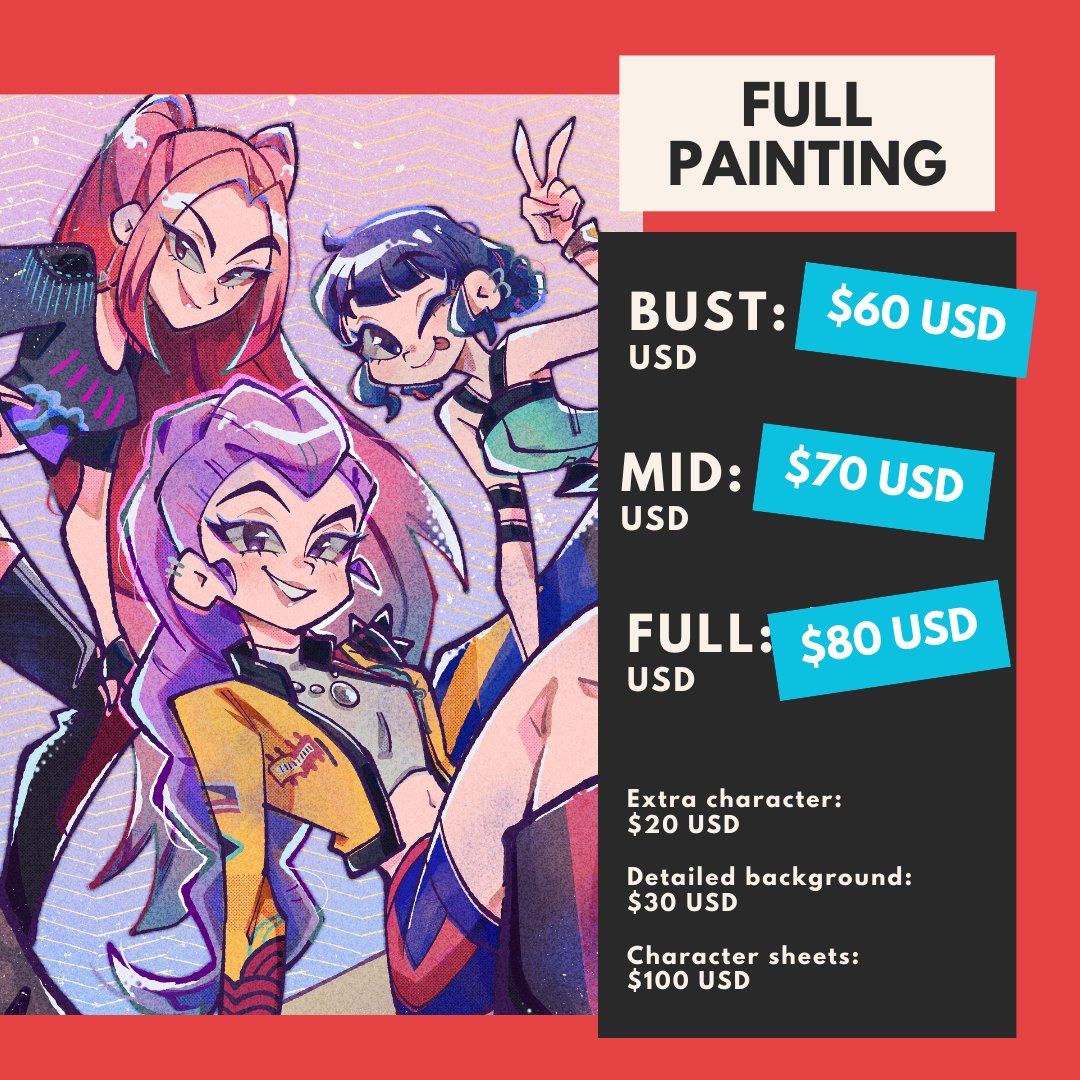 BLACK FRIDAY DISCOUNTS!! 
Limited offer til the end of November!
Thanks a lot for sharing 💕
#Commission #art