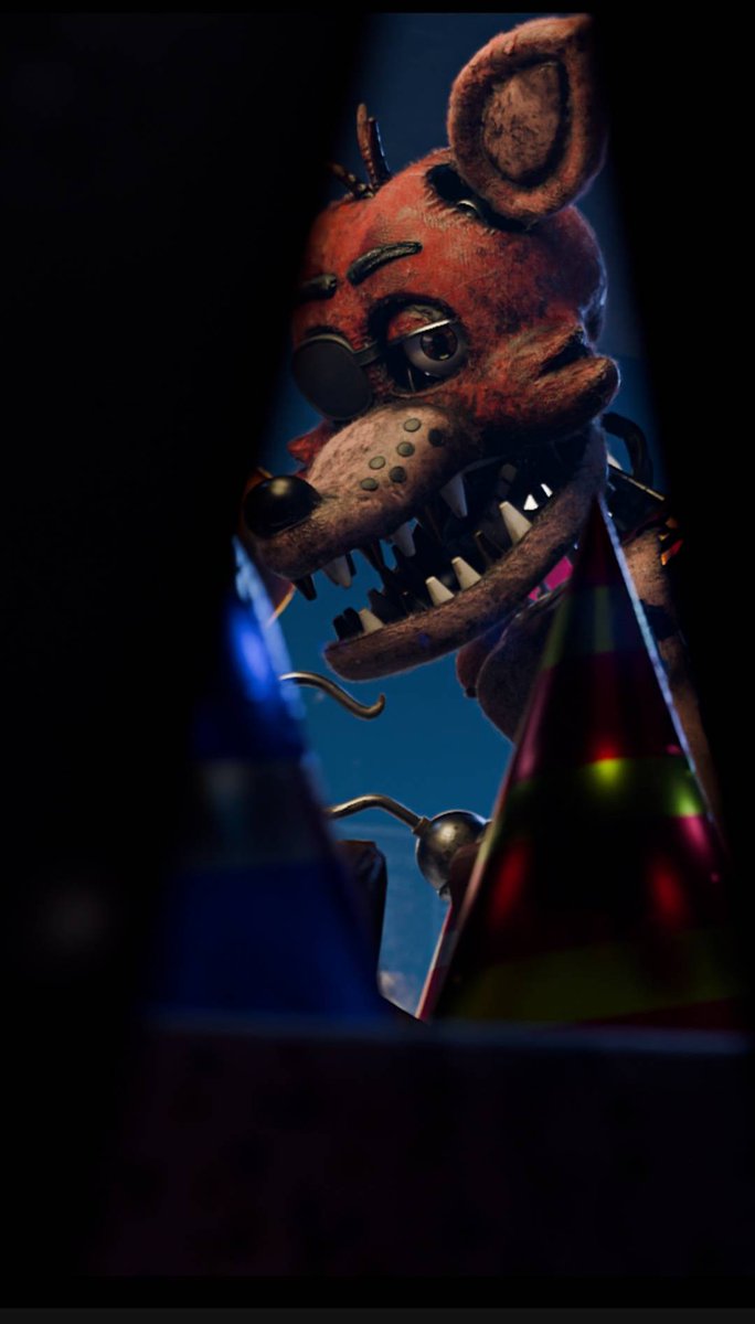 Fl1pnFl0p's tweet image. Hes partially blind 

#fnaf2movie #foxy #fnaf2