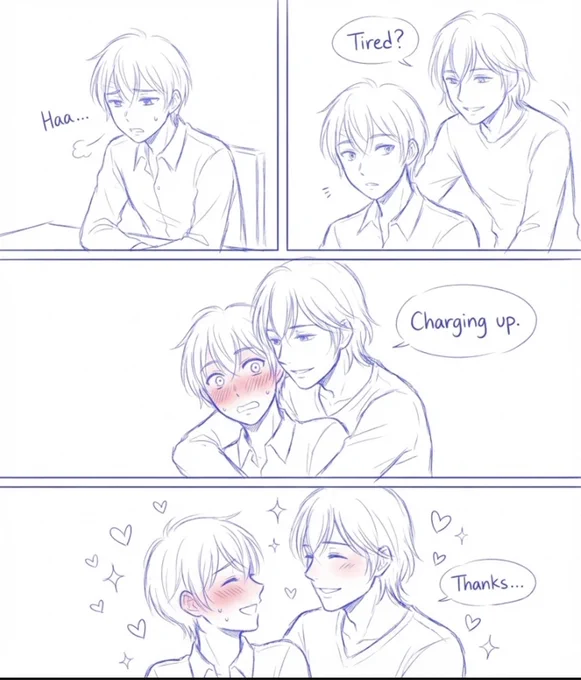 Nano Banana凄い。
右のイラストのキャラでBL漫画描いてって言ったら左が出てきた 