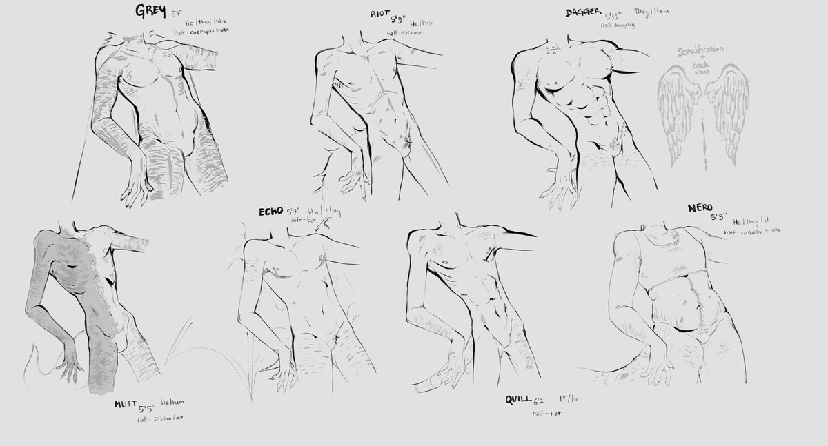 i like my ocs throughly scarred and perhaps a little crispy