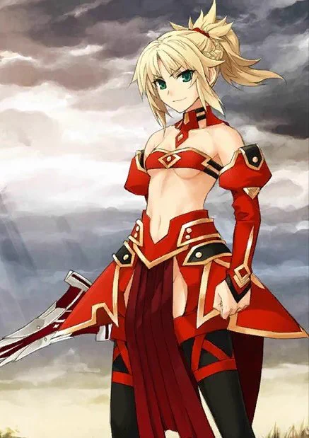 She is 2P color of mordred