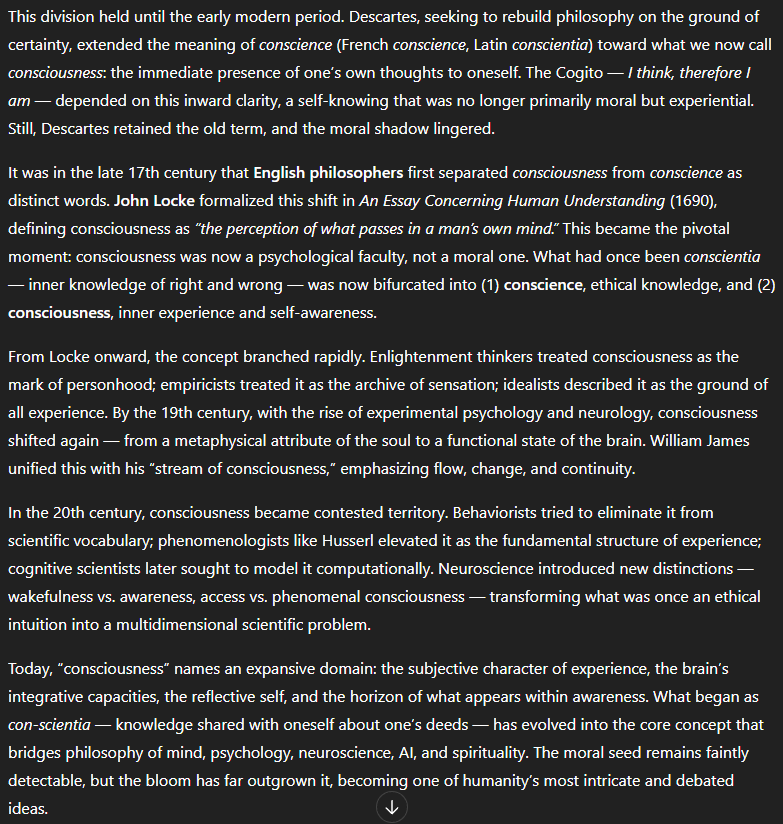 A Genealogy of Consciousness