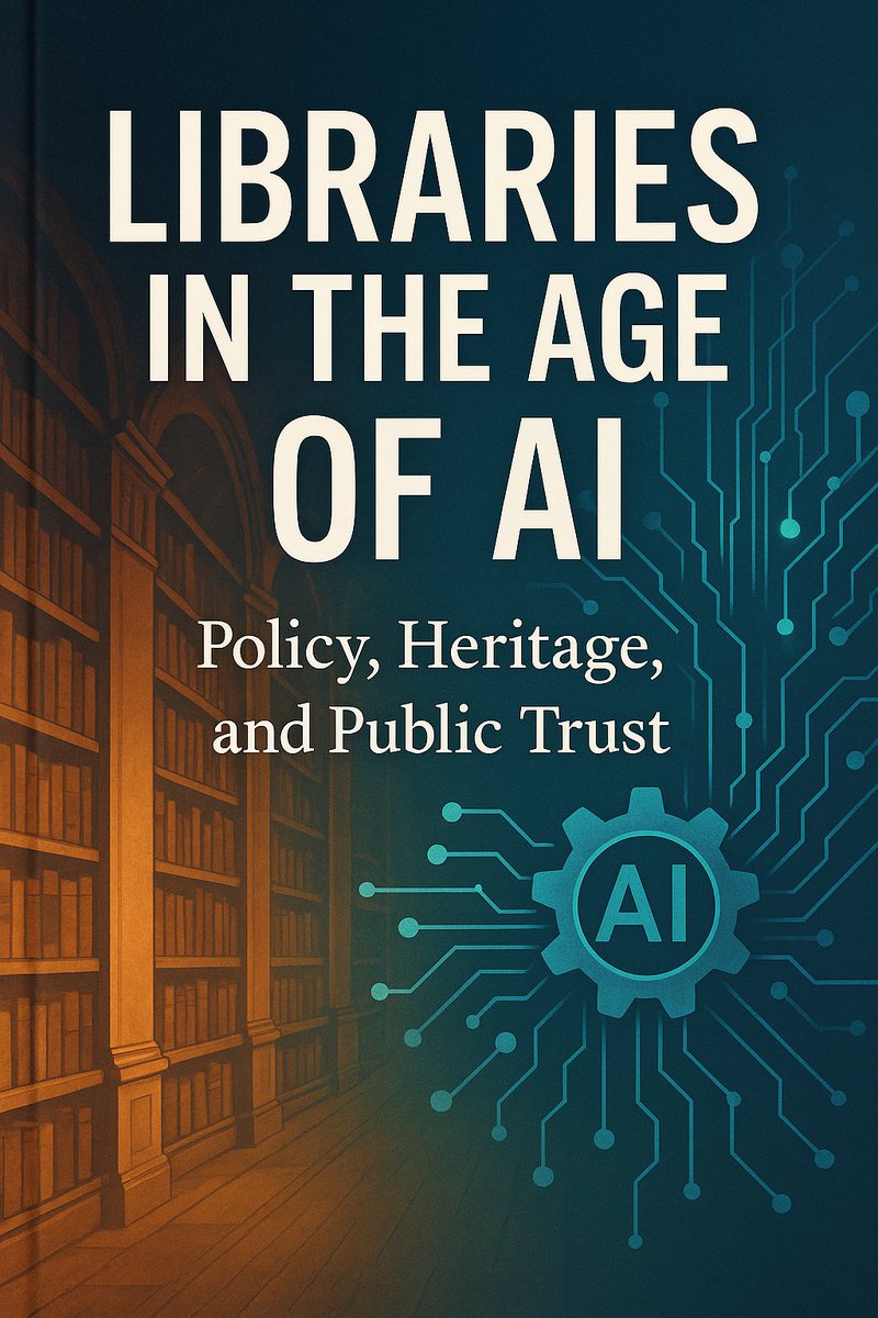 Libraries are essential to ethical, transparent AI adoption. They protect cultural heritage, ensure fair access, and strengthen democratic trust. Integrating libraries into AI strategies is key to responsible digital transformation. Via <a href="/LibrarIN_eu/">LibrarIN_eu</a>
